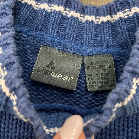 Vintage Liz Wear Knit Oversized Sweater size M - Picture 3 of 7